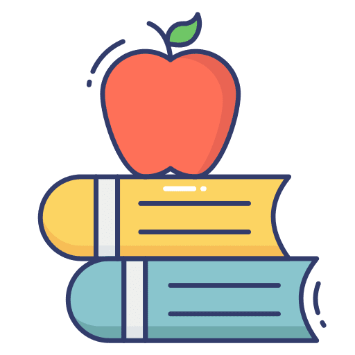 Book apple education book icon
