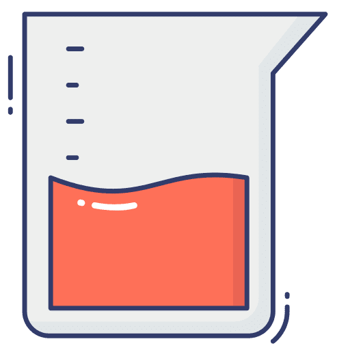 Container liquid laboratory container icon