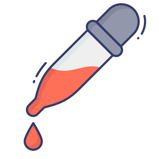 Dropper education testing laboratory icon
