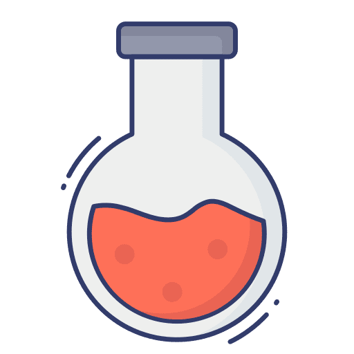 Flask science chemical flask icon