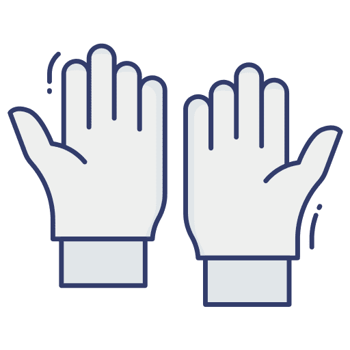 Gloves protection latex equipment icon
