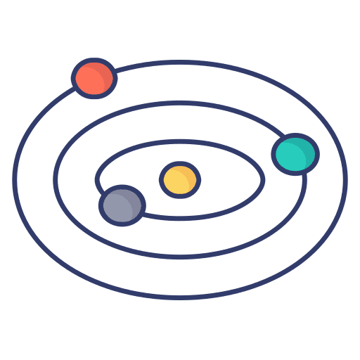 Orbit universe orbit planet icon