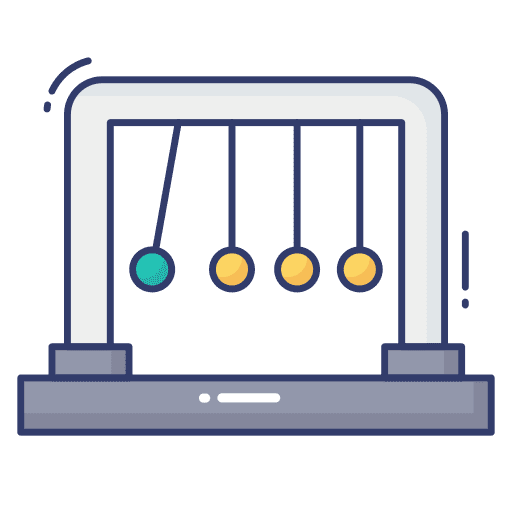 Balls balls gravity education icon