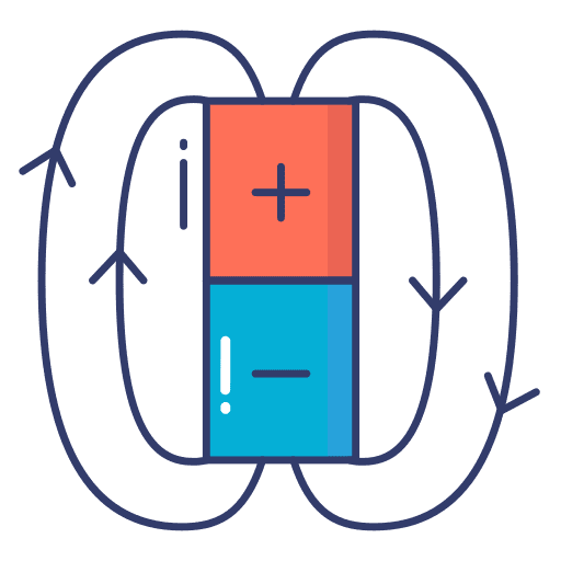 Magnet physics magnet attraction icon