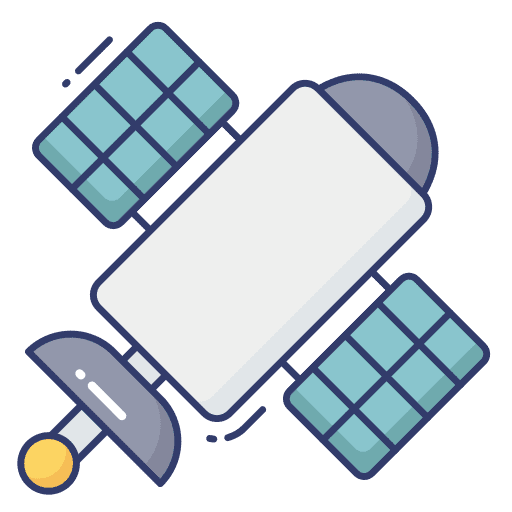 Satellite satellite satellite dish communication icon