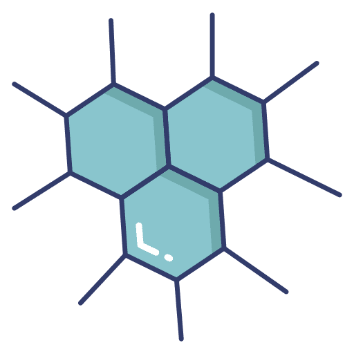 Structure structure science molecular icon