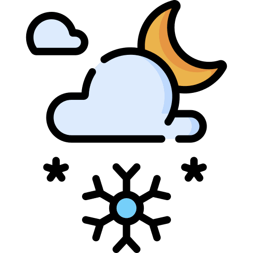 Snow snow moon snowy icon