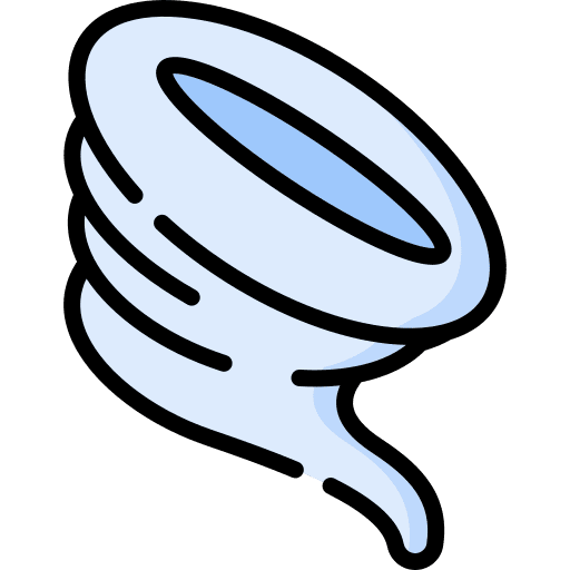 Hurricane tornado weather meteorology icon