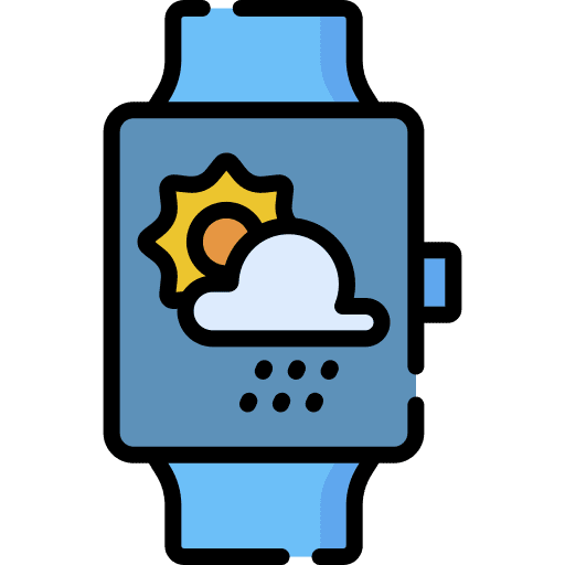 Weather app electronics weather forecast icon