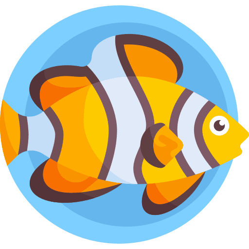 Clownfish marine clownfish sea life icon