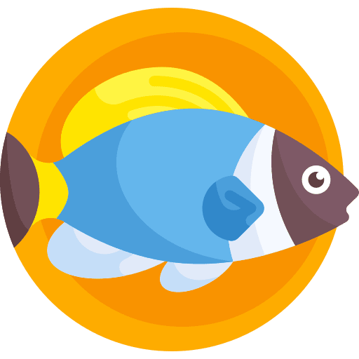 Fish animal kingdom sea aquarium icon