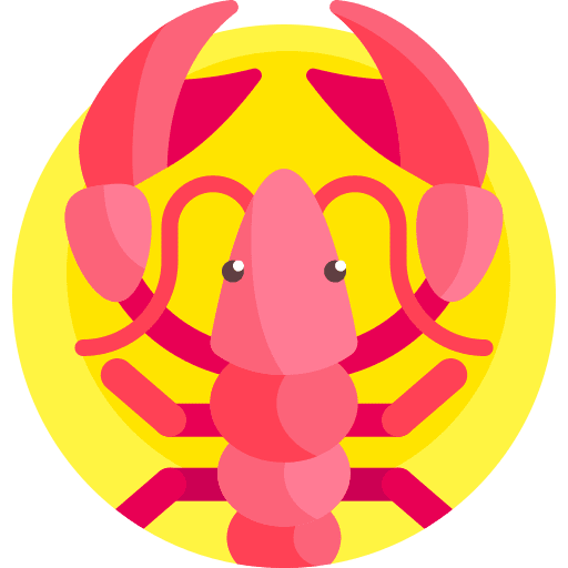 Lobster wild life crustacean sea life icon