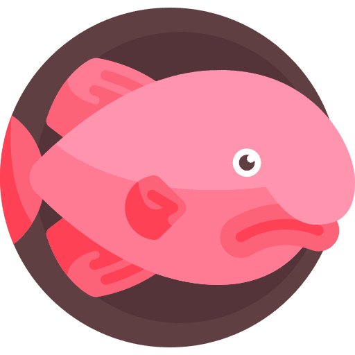 Blobfish marine wild life sea life icon