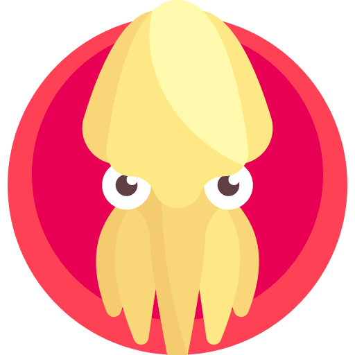 Cuttlefish seafood aquatic animals icon