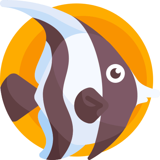 Fish wild life marine animal kingdom icon