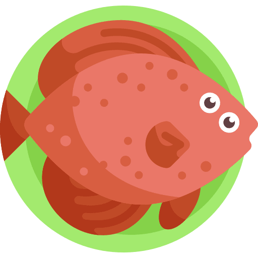 Flounder flounder aquarium fish icon