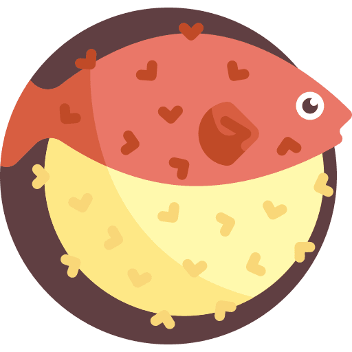 Puffer fish sea life puffer fish aquarium icon