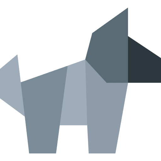 Dog craft art and design cultures icon