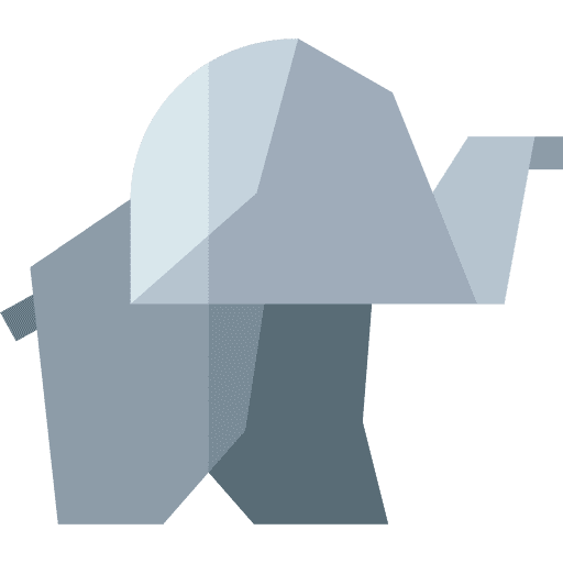 Elephant cultures craft animal icon