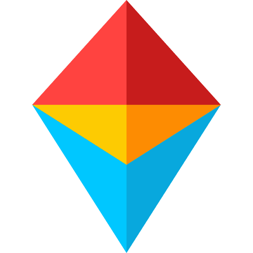 Kite cultures fold paper icon