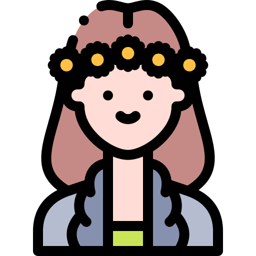Woman woman headdress jacket icon