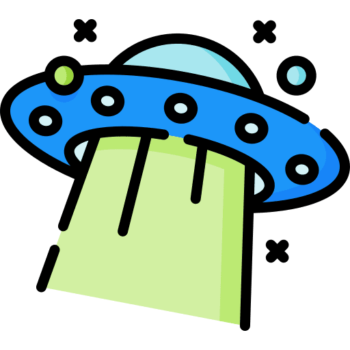 Ufo empty state nature extraterrestrial icon
