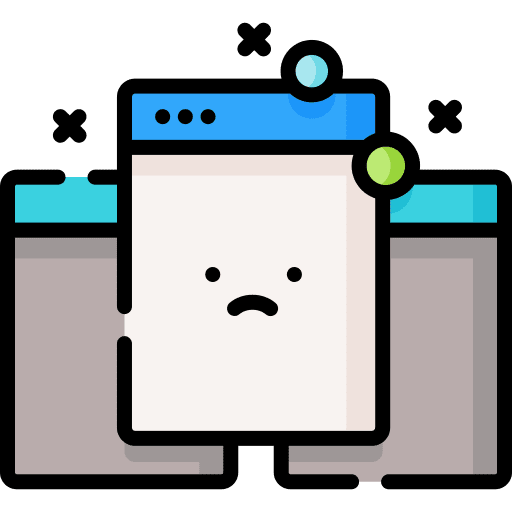 Content empty state web page website icon