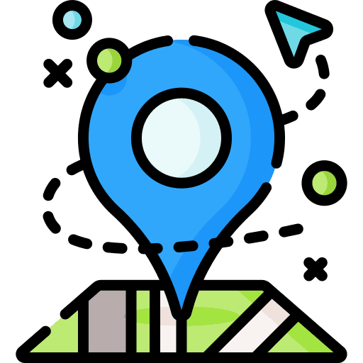 Location signs placeholder map pointer icon