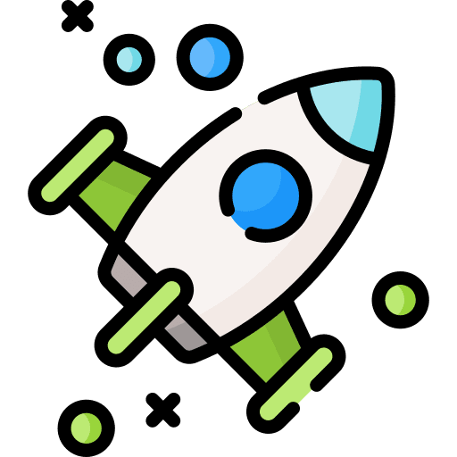 Rocket rocket launch start up space shuttle icon