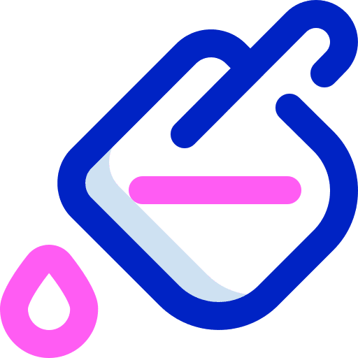 Fill color paint bucket ui graphic design icon