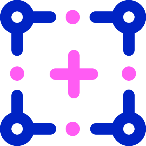 Free transform graphic tool square vectors icon