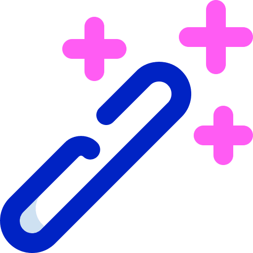 Magic wand photography selector effect icon