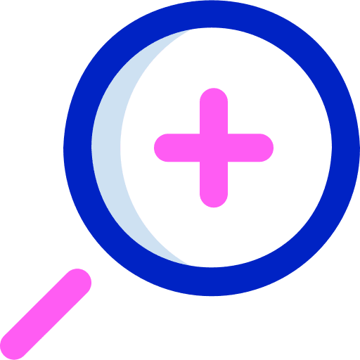 Zoom in lens zoom in multimedia icon