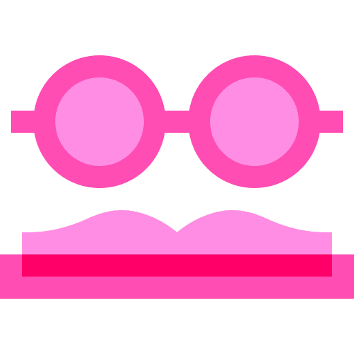 Eyeglasses education book school icon