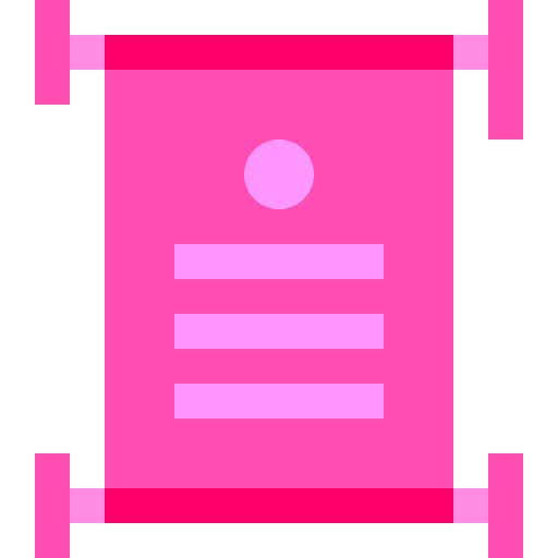 Diploma study degree files and folders icon