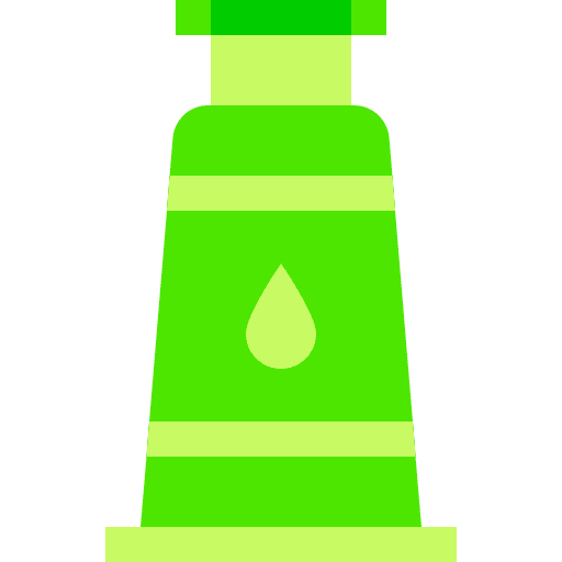 Paint tube art bottle acrylic icon
