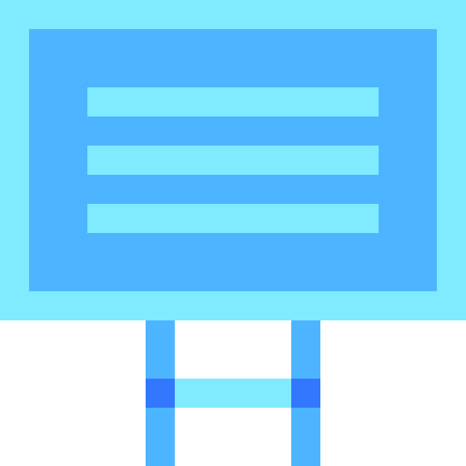 Blackboard school education eraser icon