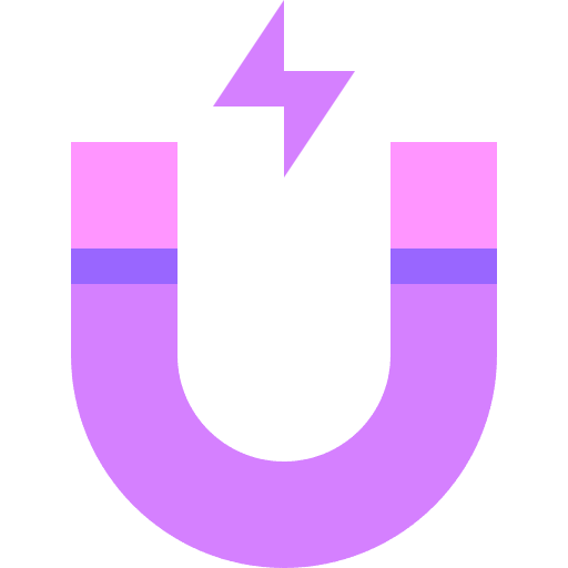 Magnet magnetic energy magnetism icon