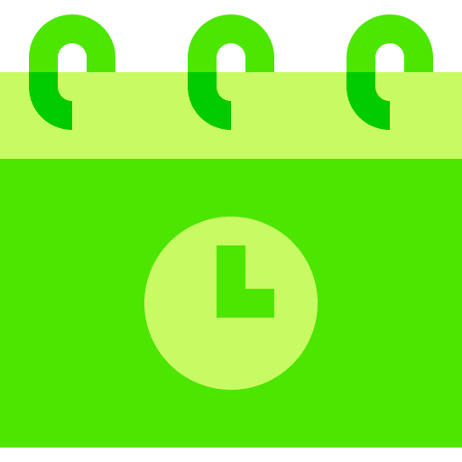 Schedule calendar time and date schedule icon