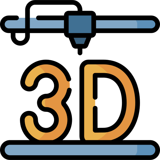 3d printer 3d printer electronics printing icon
