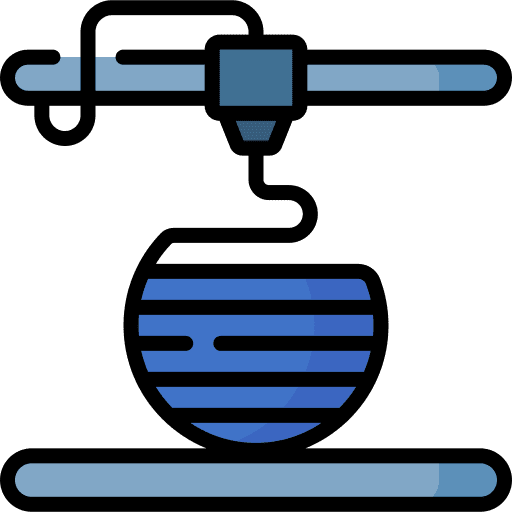 3d printer slicing size 3d print icon
