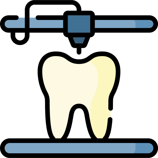 3d printer printer equipment technology icon