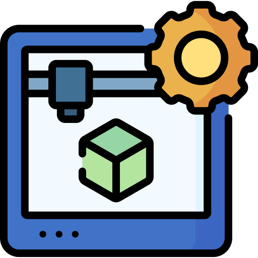 3d printer technology settings equipment icon