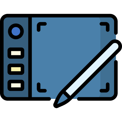 Drawing tablet drawing tablet graphic tablet art icon