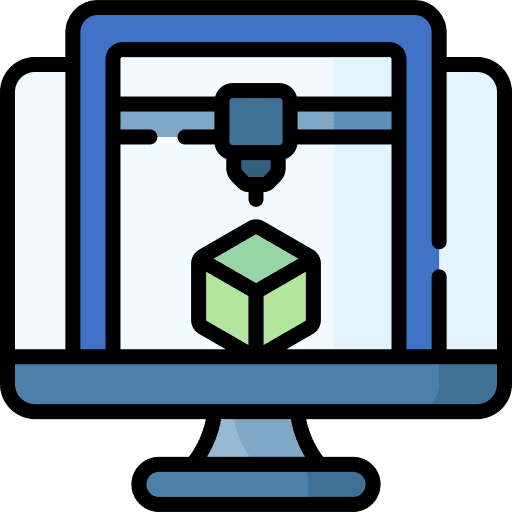 3d printer electronic 3d printer gadget icon