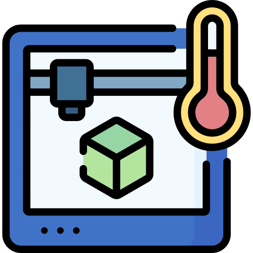 3d printer gadget electronics temperature icon