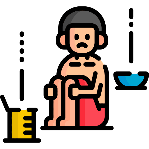 Malnutrition starvation avatar caucasian icon