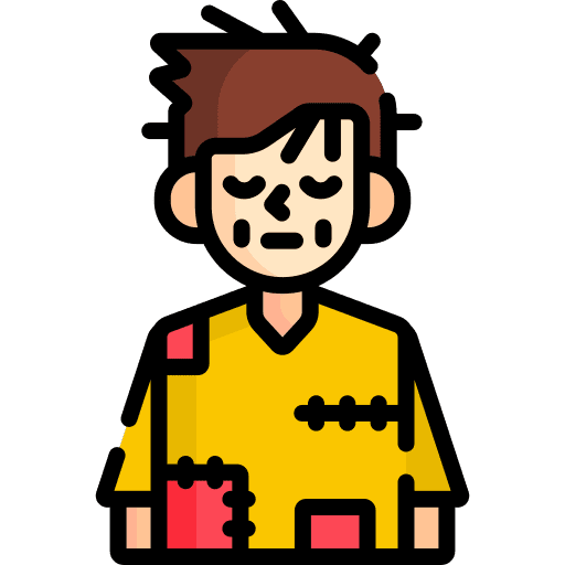 Man brown hair man caucasian icon