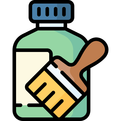 Paint paint brush paint art icon