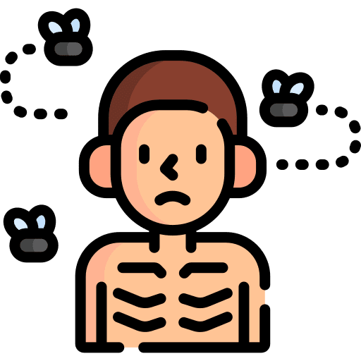 Malnutrition brown hair avatar malnutrition icon